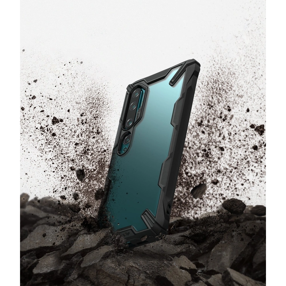 Hurtownia GSM - Etui Ringke Fusion-X Xiaomi Mi Note 10 černé - RGK1074BLK - {ean13} - Hurt