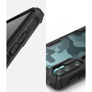 Etui Ringke Fusion-X Design Xiaomi Mi Note 10 Camo (Moro) Black