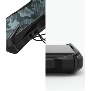 Etui Ringke Fusion-X Design Xiaomi Mi Note 10 Camo (Moro) Black