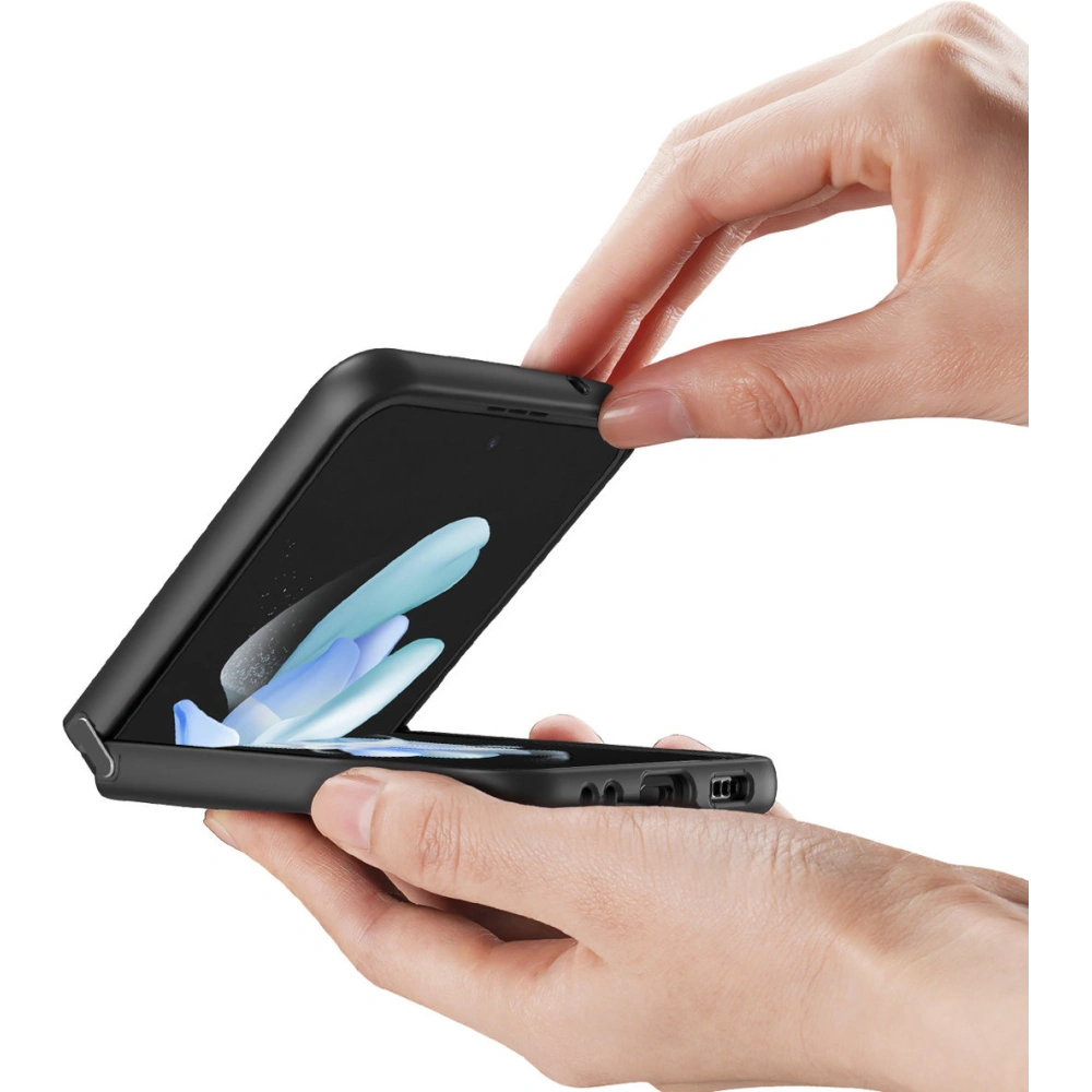 Hurtownia GSM - Etui Dux Ducis Fino Samsung Galaxy Z Flip 4 černé - DDS1216 - {ean13} - Hurt