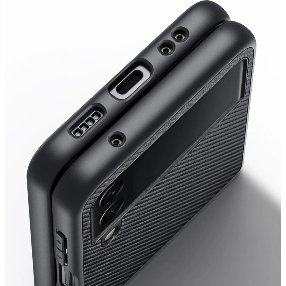 Hurtownia GSM - Etui Dux Ducis Fino Samsung Galaxy Z Flip 4 černé - DDS1216 - {ean13} - Hurt