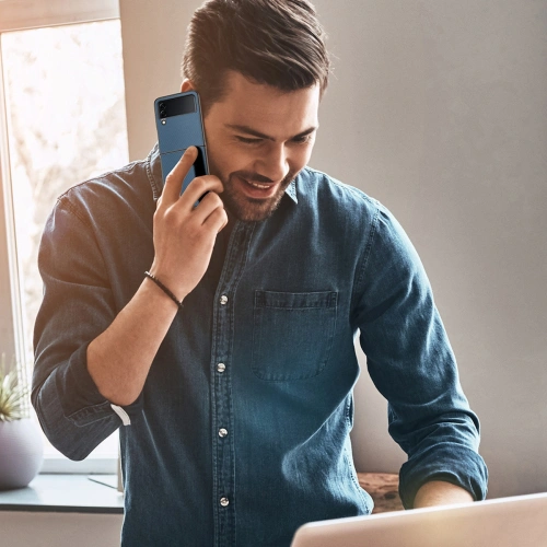 Etui Dux Ducis Fino Samsung Galaxy Z Flip 4 czarny