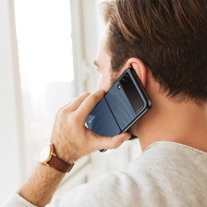 Wholesale Dux Ducis Fino Samsung Galaxy Z Flip 4 blue - DDS1217 - {ean13} - Hurt
