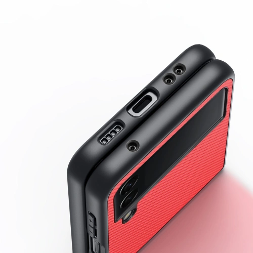 Etui Dux Ducis Fino Samsung Galaxy Z Flip 4 czerwony