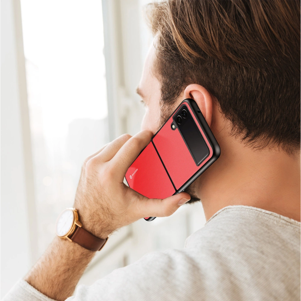 Wholesale Dux Ducis Fino Samsung Galaxy Z Flip 4 red - DDS1218 - {ean13} - Hurt