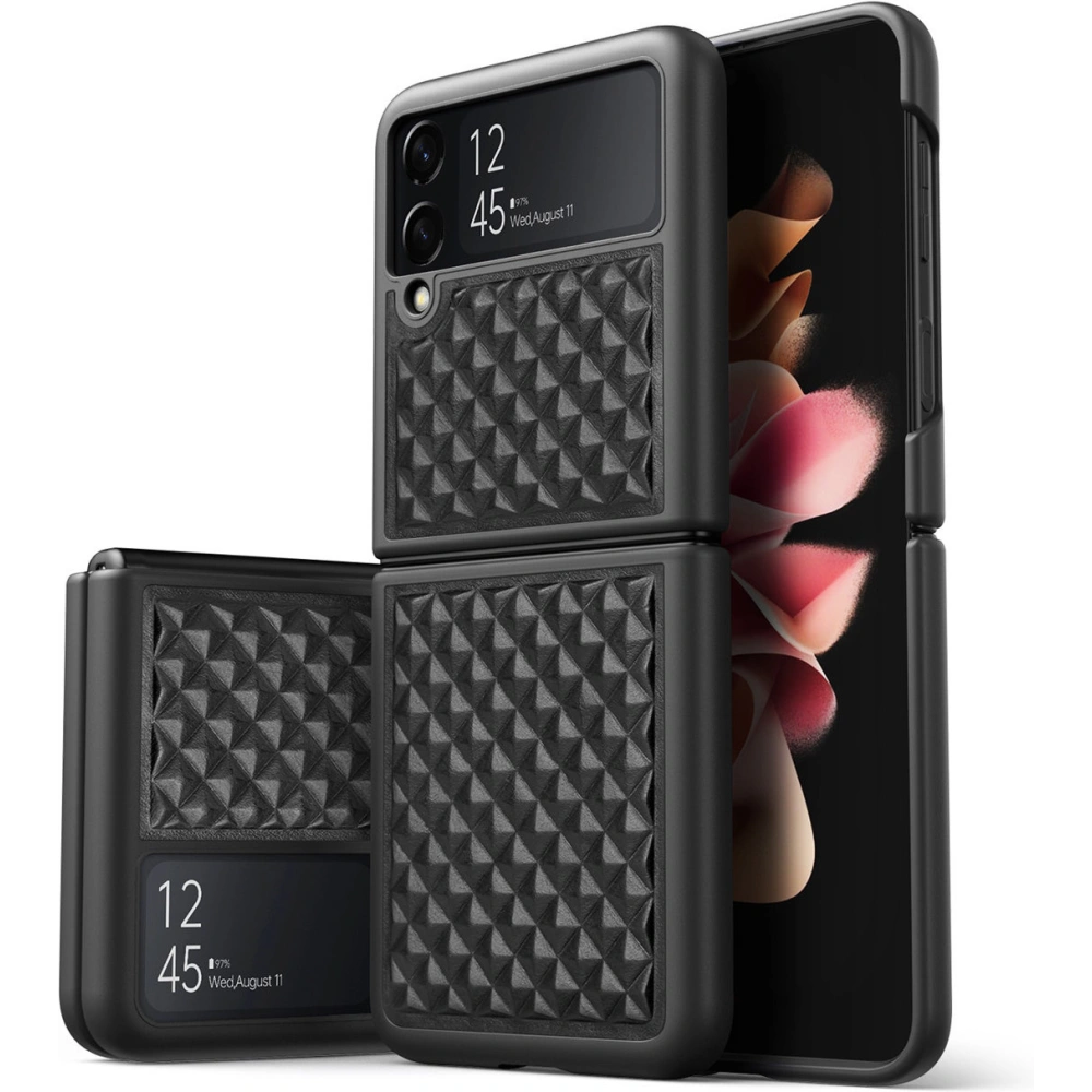 Hurtownia GSM - Etui Dux Ducis Venice Samsung Galaxy Z Flip 3 negru - DDS1219 - {ean13} - Hurt