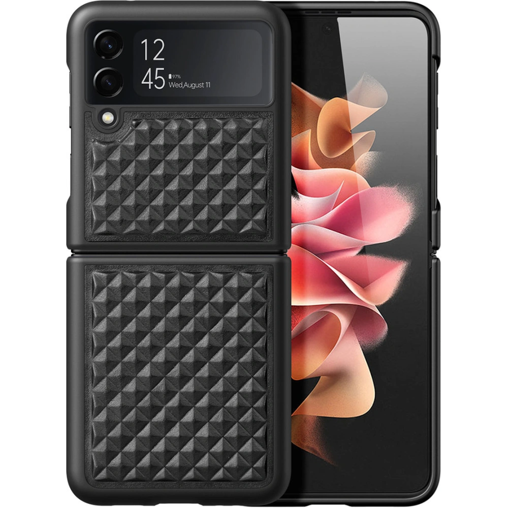 Hurtownia GSM - Etui Dux Ducis Venice Samsung Galaxy Z Flip 3 negru - DDS1219 - {ean13} - Hurt