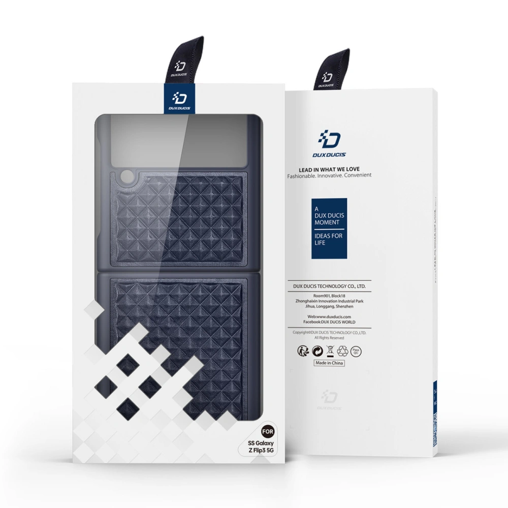 Hurtownia GSM - Etui Dux Ducis Venice Samsung Galaxy Z Flip 3 modrý - DDS1220 - {ean13} - Hurt