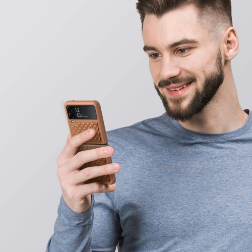 Etui Dux Ducis Venice Samsung Galaxy Z Flip 3 brązowy