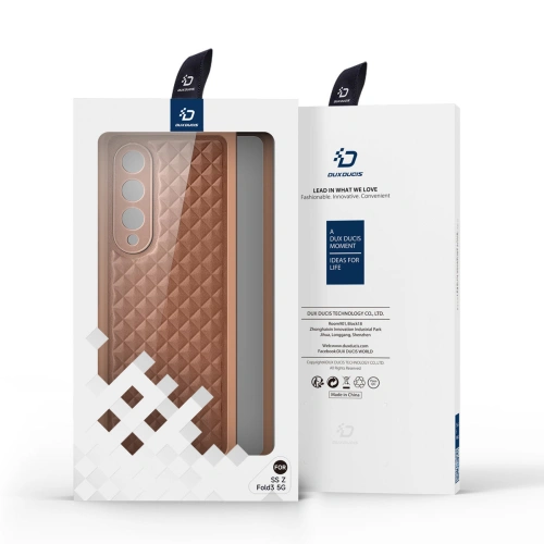 Etui Dux Ducis Venice Samsung Galaxy Z Fold 3 brązowy
