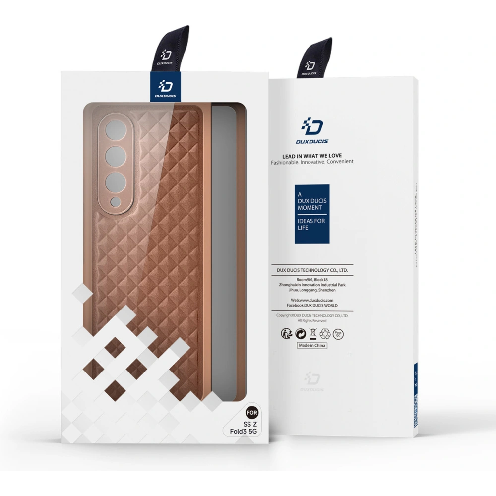 Hurtownia GSM - Case Dux Ducis Venice Samsung Galaxy Z Fold 3 braun - DDS1225 - {ean13} - Hurt