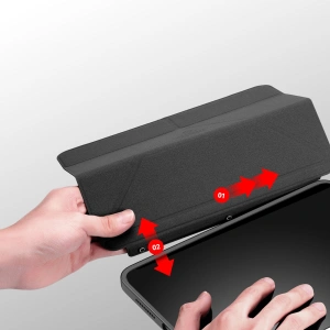 Hurtownia GSM - Dux Ducis Magi Case für Apple iPad mini 2021 (6. Generation) / iPad mini 8.3" 2024 7gen / iPad mini 8.3" 2024 7gen mit Stifthalter schwarz - DDS1227 - {ean13} - Hurt