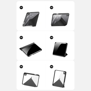 Hurtownia GSM - Dux Ducis Magi tok Apple iPad mini 2021 (6. generációs) / iPad mini 8.3" 2024 7gen ceruza tartó fekete - DDS1227 - {ean13} - Hurt