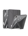Case Dux Ducis Magi für Apple iPad mini 2021 (6. Generation) / iPad mini 8.3" 2024 7gen / iPad mini 8.3" 2024 7gen mit Stifthalter grau