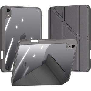 Hurtownia GSM - Case Dux Ducis Magi für Apple iPad mini 2021 (6. Generation) / iPad mini 8.3" 2024 7gen / iPad mini 8.3" 2024 7gen mit Stifthalter grau - DDS1228 - {ean13} - Hurt