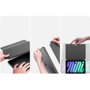 Hurtownia GSM - Case Dux Ducis Magi für Apple iPad mini 2021 (6. Generation) / iPad mini 8.3" 2024 7gen / iPad mini 8.3" 2024 7gen mit Stifthalter grau - DDS1228 - {ean13} - Hurt