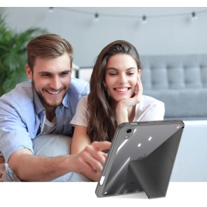 Hurtownia GSM - Case Dux Ducis Magi für Apple iPad mini 2021 (6. Generation) / iPad mini 8.3" 2024 7gen / iPad mini 8.3" 2024 7gen mit Stifthalter grau - DDS1228 - {ean13} - Hurt