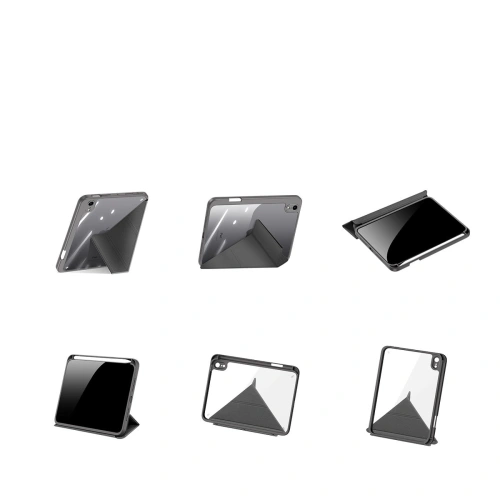 Etui Dux Ducis Magi Apple iPad mini 2021 (6. generacji) / iPad mini 8.3" 2024 (7. generacji) Pencil holder szary