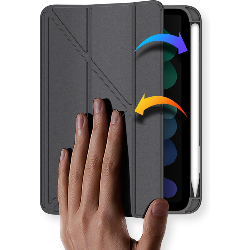 Hurtownia GSM - Dux Ducis Magi tok Apple iPad mini 2021 (6. generációs) / iPad mini 8.3" 2024 7gen ceruza tartó szürke - DDS1228 - {ean13} - Hurt