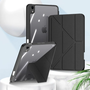 Hurtownia GSM - Case Dux Ducis Magi für Apple iPad mini 2021 (6. Generation) / iPad mini 8.3" 2024 7gen / iPad mini 8.3" 2024 7gen mit Stifthalter grau - DDS1228 - {ean13} - Hurt