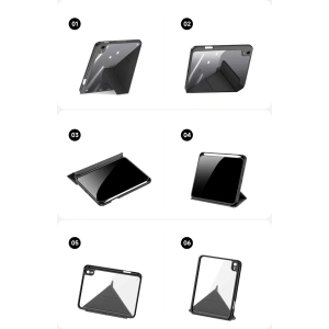 Hurtownia GSM - Case Dux Ducis Magi für Apple iPad mini 2021 (6. Generation) / iPad mini 8.3" 2024 7gen / iPad mini 8.3" 2024 7gen mit Stifthalter grau - DDS1228 - {ean13} - Hurt