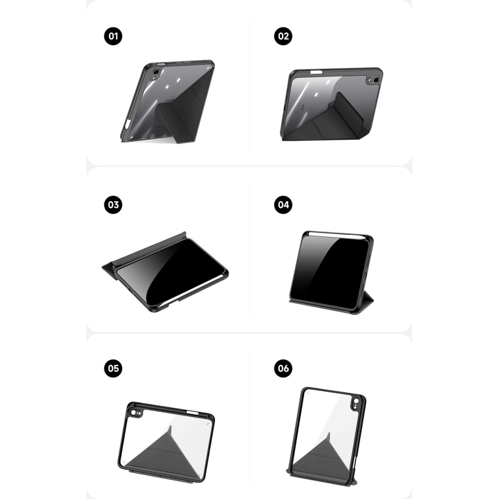 Hurtownia GSM - Dux Ducis Magi tok Apple iPad mini 2021 (6. generációs) / iPad mini 8.3" 2024 7gen ceruza tartó szürke - DDS1228 - {ean13} - Hurt