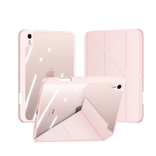 Etui Dux Ducis Magi Apple iPad mini 2021 (6. generacji) / iPad mini 8.3" 2024 (7. generacji) Pencil holder różowy