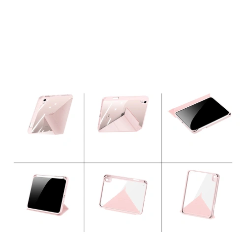 Etui Dux Ducis Magi Apple iPad mini 2021 (6. generacji) / iPad mini 8.3" 2024 (7. generacji) Pencil holder różowy