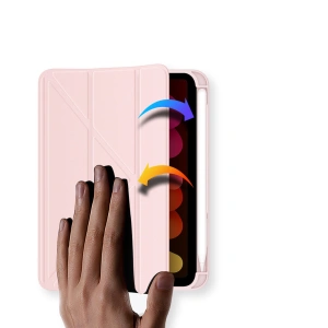 Hurtownia GSM - Dux Ducis Magi tok Apple iPad mini 2021 (6. generációs) / iPad mini 8.3" 2024 7gen ceruza tartó rózsaszín - DDS1229 - {ean13} - Hurt