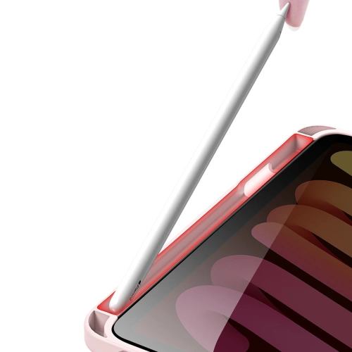 Etui Dux Ducis Magi Apple iPad mini 2021 (6. generacji) / iPad mini 8.3" 2024 (7. generacji) Pencil holder różowy