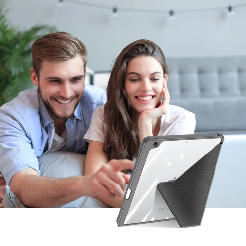 Etui Dux Ducis Magi Apple iPad 10.2 2019/2020/2021 (7., 8. i 9. generacji) Pencil holder szary