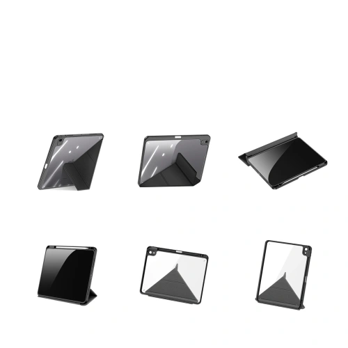 Etui Dux Ducis Magi Apple iPad Air 10.9 2020/2022 (4. i 5. generacji) / iPad Air 11 2024 (6. generacji) Pencil holder czarny