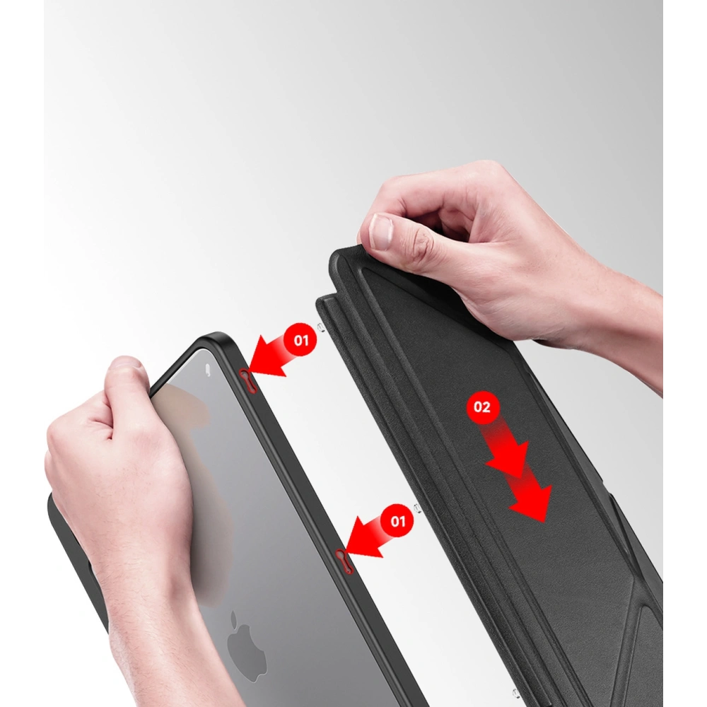 Hurtownia GSM - Case Dux Ducis Magi für Apple iPad Air 10.9 2020/2022 (4. und 5. Generation) / iPad Air 11 2024 (6. Generation) mit Stifthalter schwarz - DDS1233 - {ean13} - Hurt