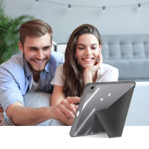 Etui Dux Ducis Magi Apple iPad Air 10.9 2020/2022 (4. i 5. generacji) / iPad Air 11 2024 (6. generacji) Pencil holder szary