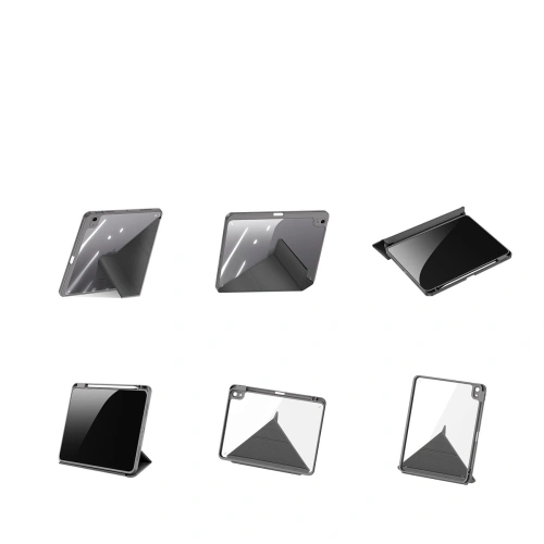 Etui Dux Ducis Magi Apple iPad Air 10.9 2020/2022 (4. i 5. generacji) / iPad Air 11 2024 (6. generacji) Pencil holder szary