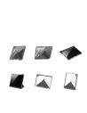 Etui Dux Ducis Magi Apple iPad Air 10.9 2020/2022 (4. i 5. generacji) / iPad Air 11 2024 (6. generacji) Pencil holder szary