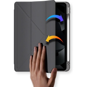 Hurtownia GSM - Case Dux Ducis Magi für Apple iPad Air 10,9 2020/2022 (4. und 5. Generation) / iPad Air 11 2024 (6. Generation) mit Stifthalter in Grau. - DDS1234 - {ean13} - Hurt