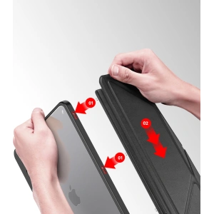 Hurtownia GSM - Case Dux Ducis Magi für Apple iPad Air 10,9 2020/2022 (4. und 5. Generation) / iPad Air 11 2024 (6. Generation) mit Stifthalter in Grau. - DDS1234 - {ean13} - Hurt