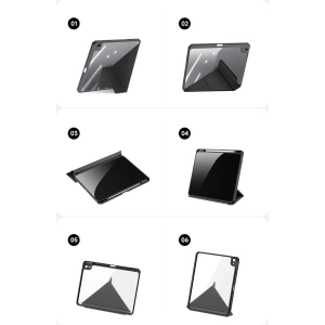 Hurtownia GSM - Case Dux Ducis Magi für Apple iPad Air 10,9 2020/2022 (4. und 5. Generation) / iPad Air 11 2024 (6. Generation) mit Stifthalter in Grau. - DDS1234 - {ean13} - Hurt