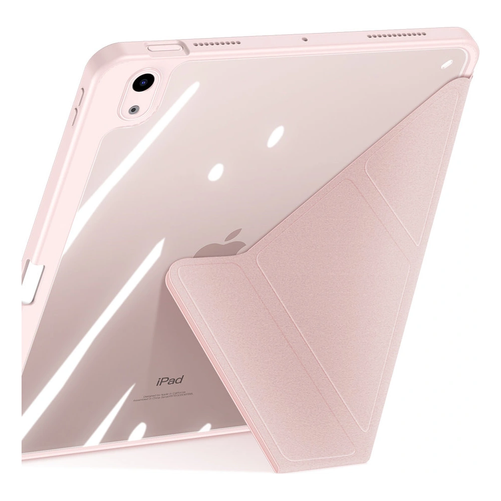 Dux Ducis Magi etui Apple iPad Air 10.9 2020/2022 (4. és 5. generáció) / iPad Air 11 2024 (6. generáció) ceruzatartó rózsaszín