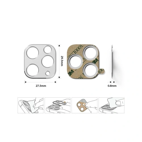 Nakładka Ringke Camera Styling Apple iPhone 11 Pro & iPhone 11 Pro Max Silver