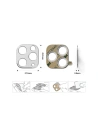 Hurtownia GSM - Nakładka Ringke Camera Styling Apple iPhone 11 Pro & iPhone 11 Pro Max Silver - RGK1079SLV - {ean13} - Hurt