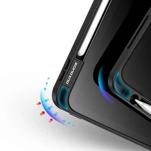 Etui Dux Ducis Magi Apple iPad Air 10.9 2020 (4 gen)/iPad Pro 11 2018/2020/2021 (1, 2, 3 gen) Pencil holder czarny