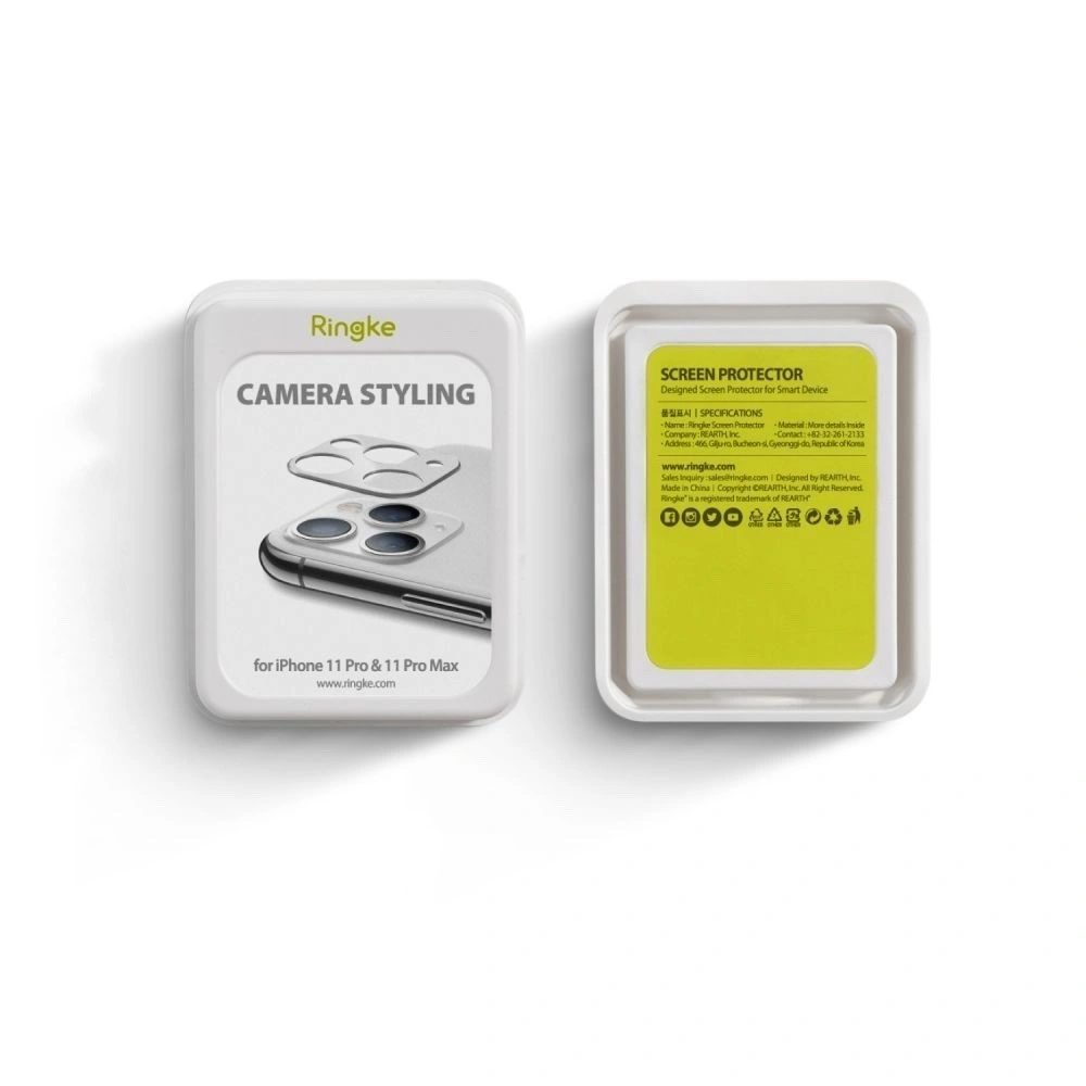 Hurtownia GSM - Nakładka Ringke Camera Styling Apple iPhone 11 Pro & iPhone 11 Pro Max Silver - RGK1079SLV - {ean13} - Hurt