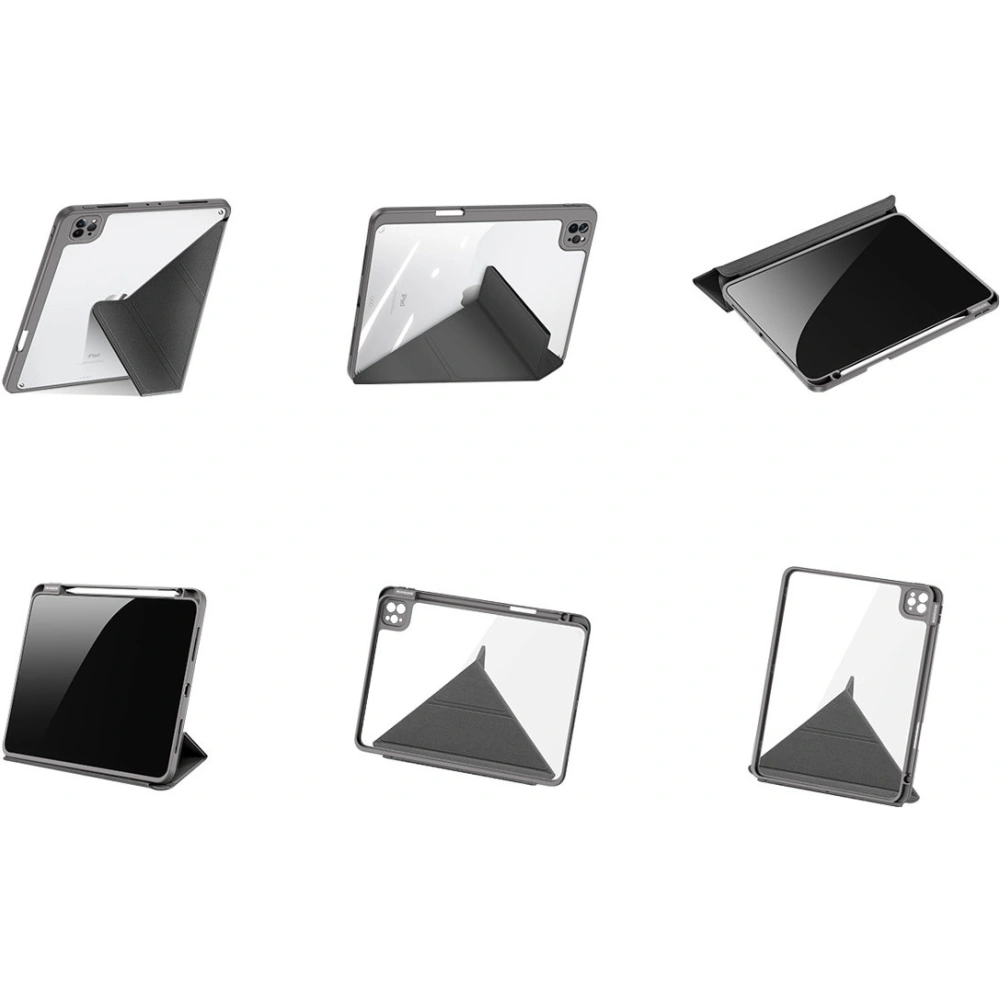 Hurtownia GSM - Case Dux Ducis Magi für Apple iPad Air 10.9 2020 (4. Generation)/iPad Pro 11 2018/2020/2021 (1., 2., 3. Generation) mit Stifthalter in Grau - DDS1237 - {ean13} - Hurt