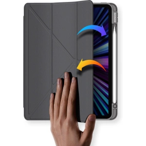 Hurtownia GSM - Etui Dux Ducis Magi Apple iPad Air 10.9 2020 (4 gen)/iPad Pro 11 2018/2020/2021 (1, 2, 3 gen) suport pentru creion gri - DDS1237 - {ean13} - Hurt