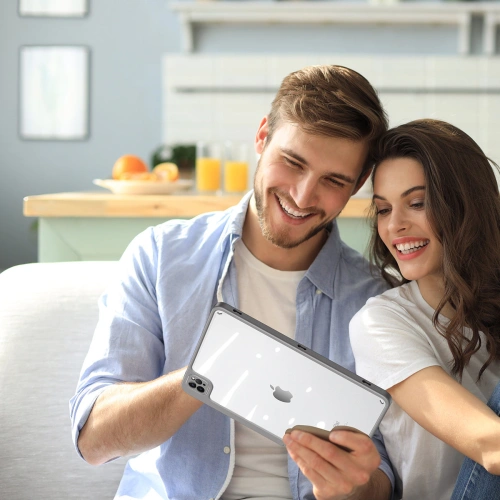 Etui Dux Ducis Magi Apple iPad Air 10.9 2020 (4 gen)/iPad Pro 11 2018/2020/2021 (1, 2, 3 gen) Pencil holder szary