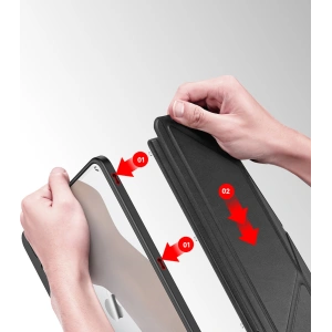 Hurtownia GSM - Etui Dux Ducis Magi Apple iPad Air 10.9 2020 (4 gen)/iPad Pro 11 2018/2020/2021 (1, 2, 3 gen) suport pentru creion gri - DDS1237 - {ean13} - Hurt