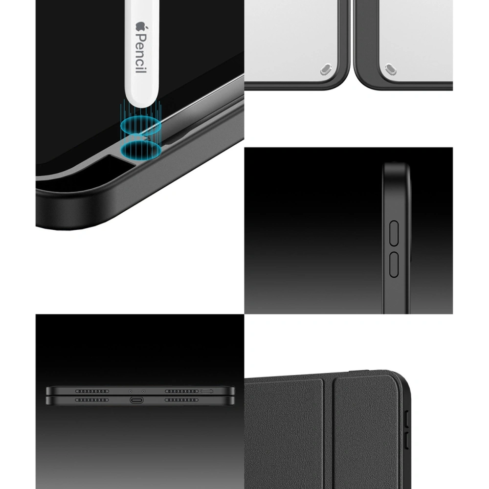 Hurtownia GSM - Case Dux Ducis Magi für Apple iPad Air 10.9 2020 (4. Generation)/iPad Pro 11 2018/2020/2021 (1., 2., 3. Generation) mit Stifthalter in Grau - DDS1237 - {ean13} - Hurt