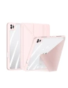 Case Dux Ducis Magi für Apple iPad Air 10.9 2020 (4. Generation)/iPad Pro 11 2018/2020/2021 (1., 2., 3. Generation) mit Stifthalter in Rosa